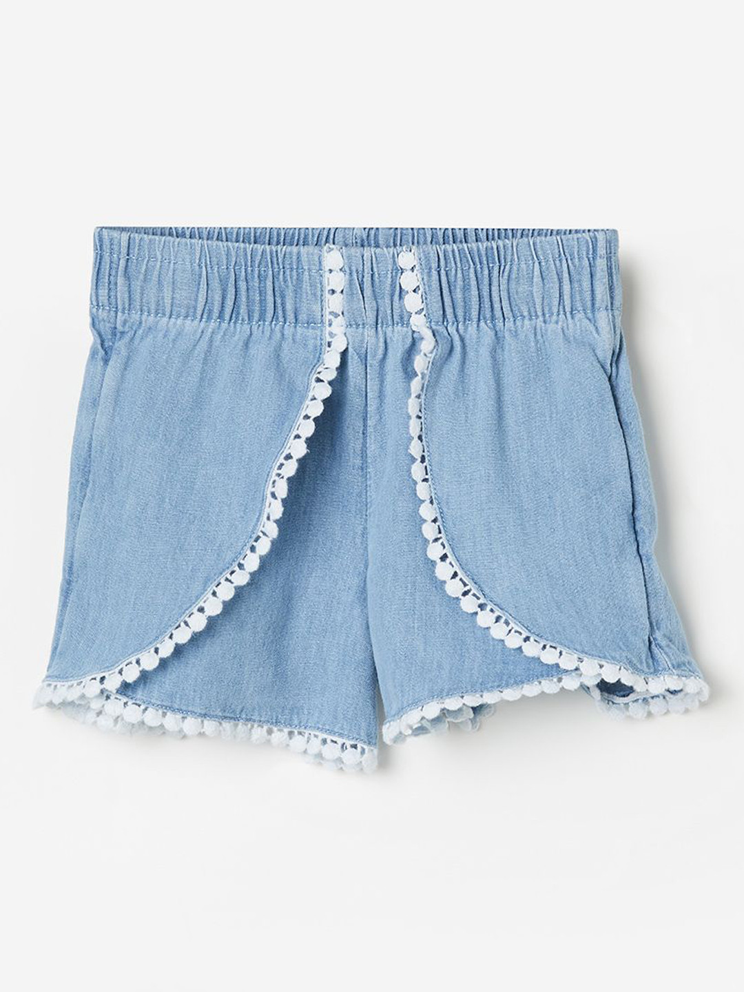 

Juniors by Lifestyle Girls Denim Cotton Shorts, Blue