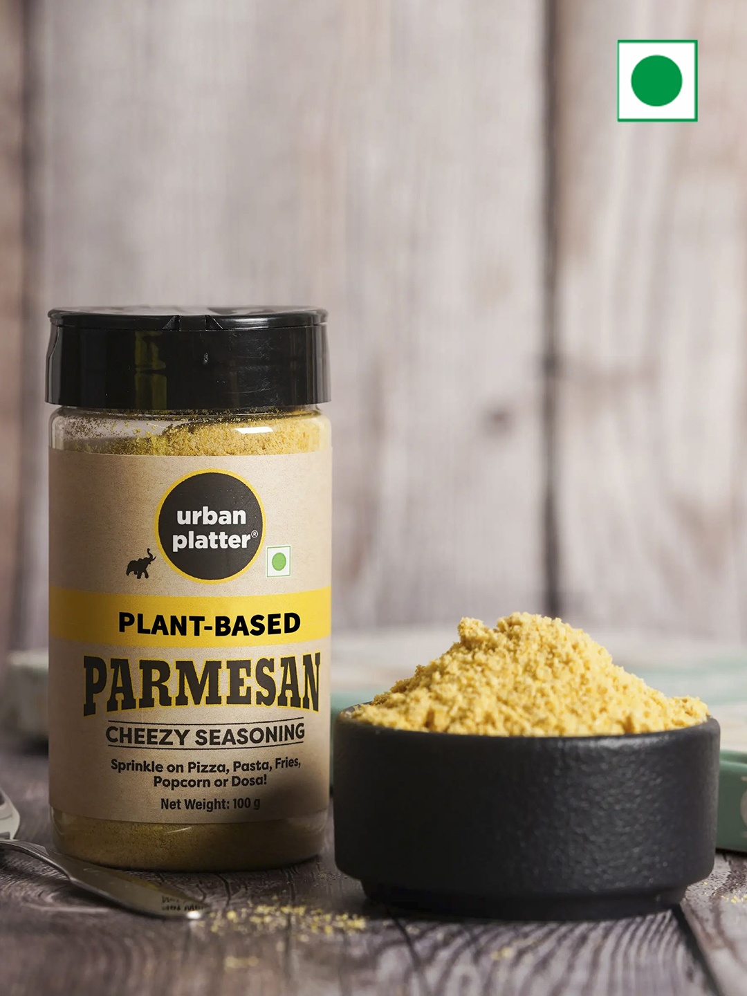 

URBAN PLATTER Parmesan Cheese Seasoning-100g, Yellow