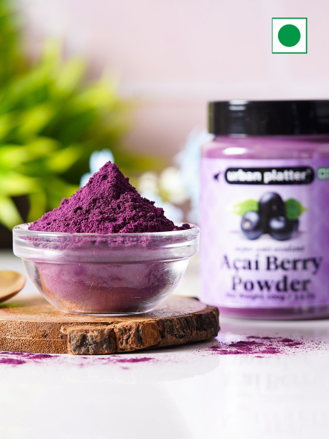 

URBAN PLATTER Acai Berry Powder 100g, Purple