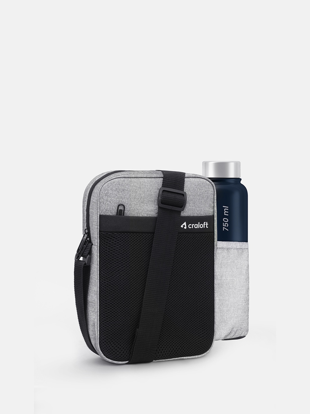 

Craloft Unisex Messenger Bag, Black