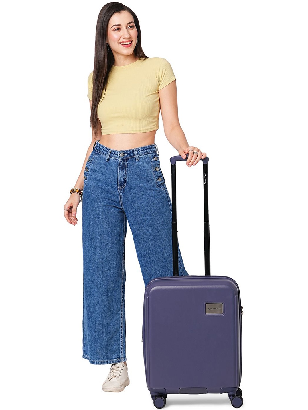 

Calvin Klein Bleeker Street Night Shadow Blue Hard 20" Cabin Luggage