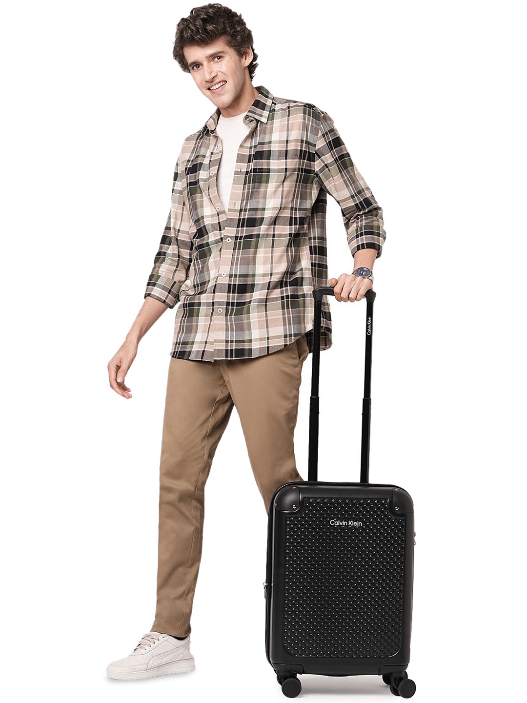 

Calvin Klein Check -In Black Hard 20" Cabin Luggage