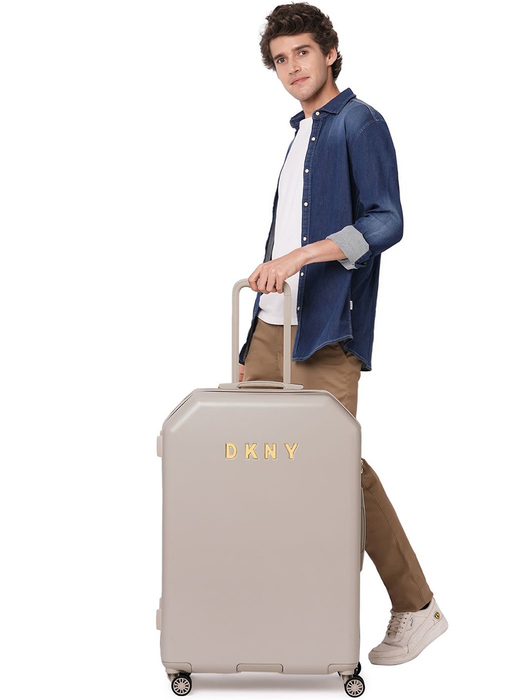 

DKNY Allure Range Solid Hard 28" Large Luggage, Grey