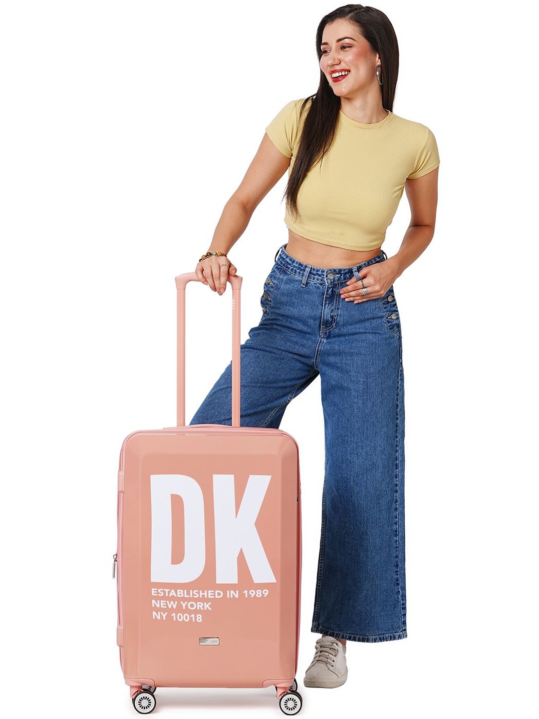 DKNY BOLD Range Coral 24" Medium Hard Trolley Bag
