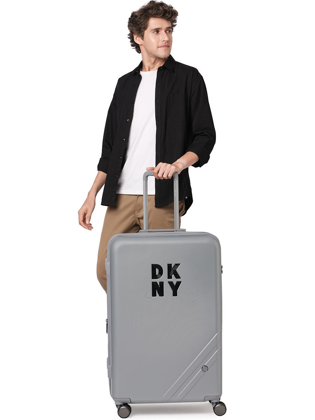 

DKNY Front Row Range Silver Hard 28" Large Luggage