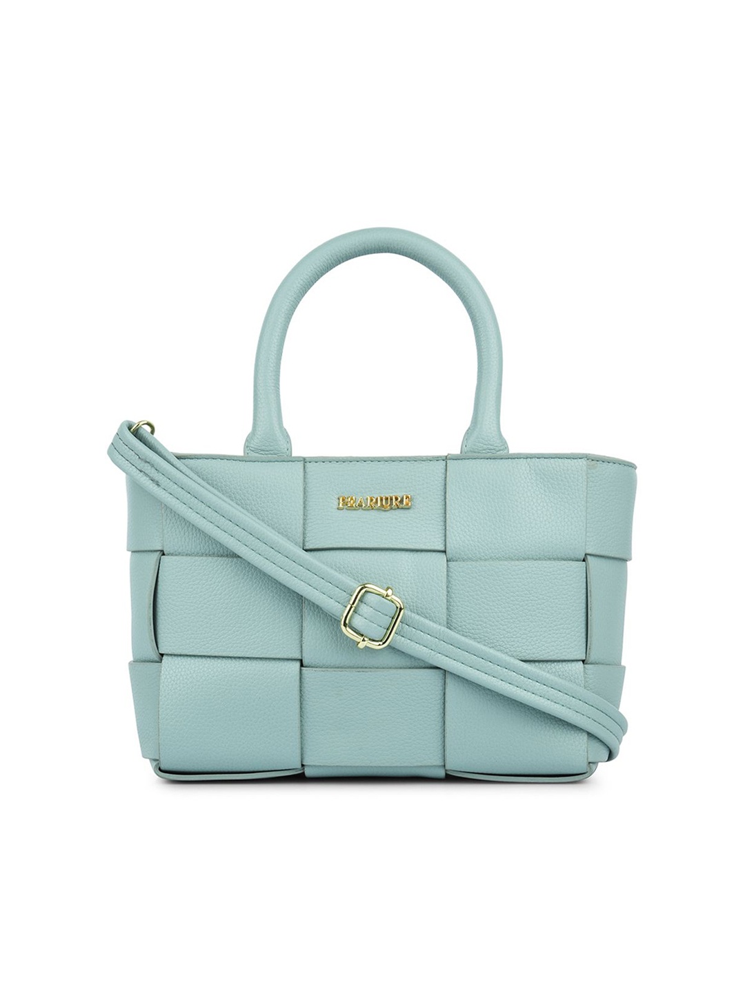 

Pearlure Women PU Structured Handheld Bag, Green