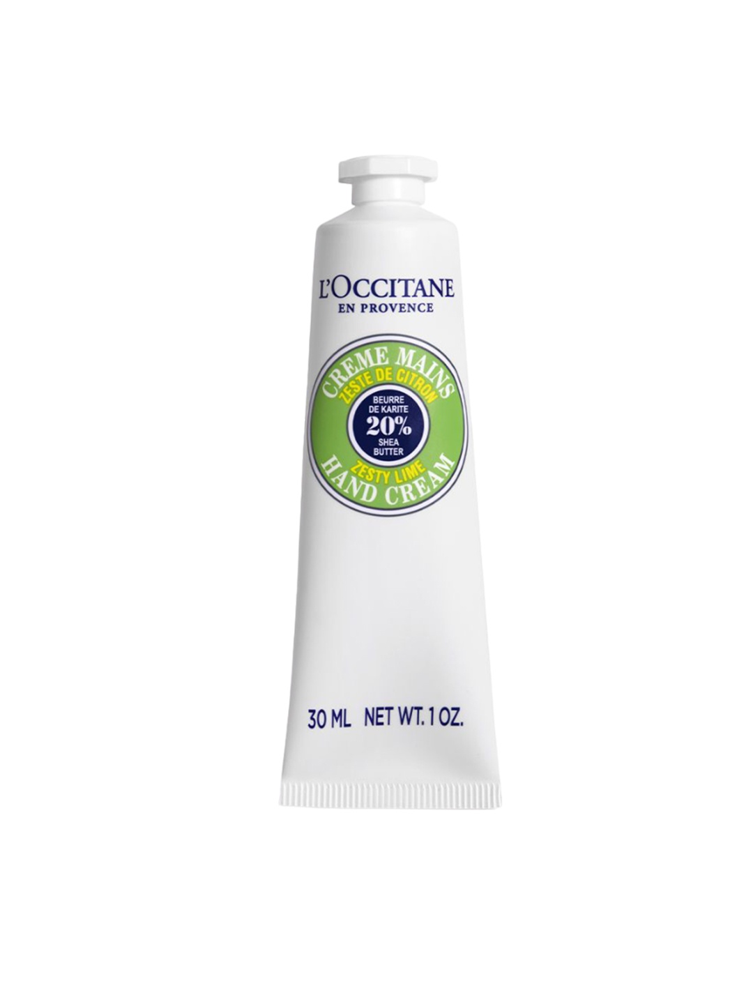 

LOccitane en Provence Shea Butter Zesty Lime Hand Cream - 30ml, Transparent