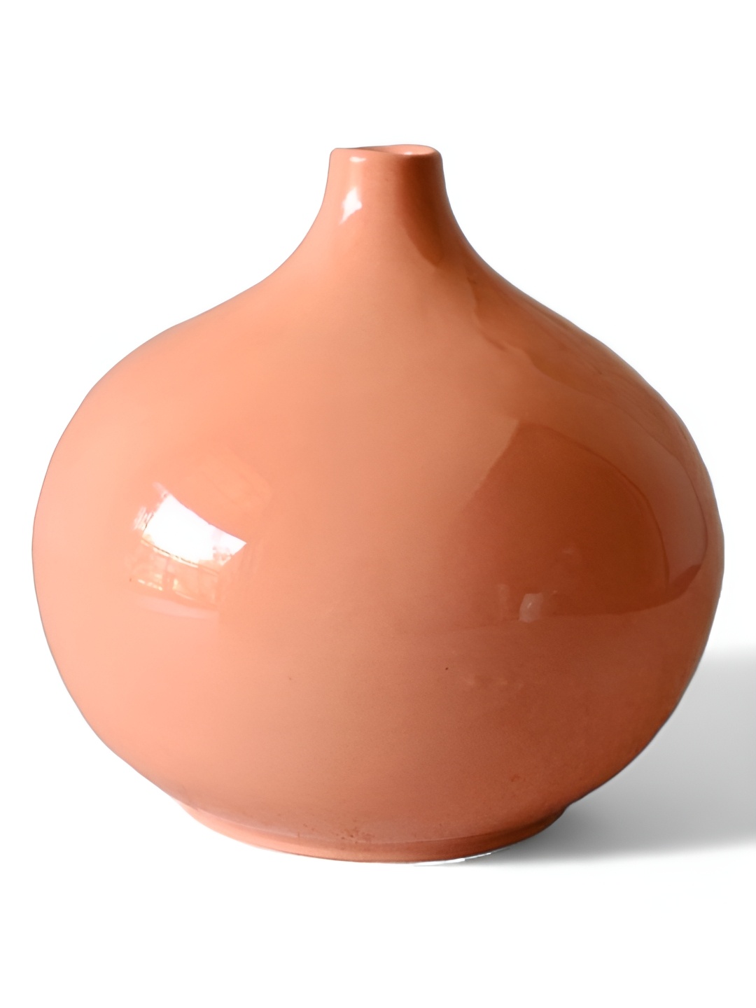

Claymistry Peach Coloured Ceramic Balloon Design Vase