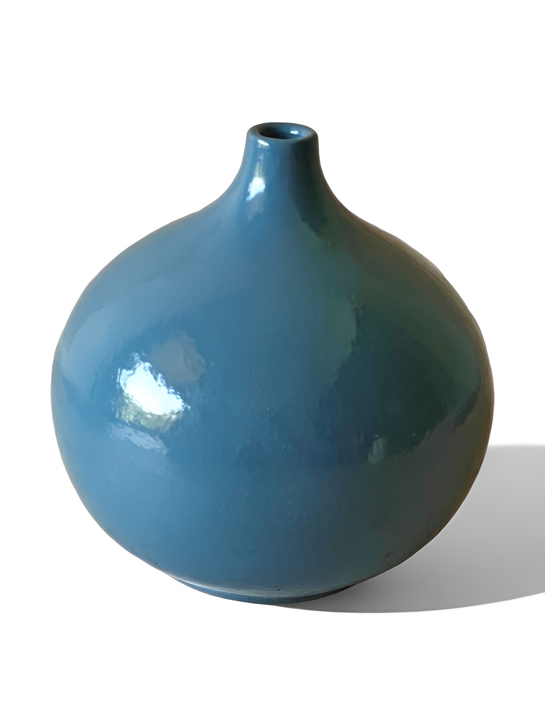 

Claymistry Blue Ceramic Balloon Design Vase, Grey