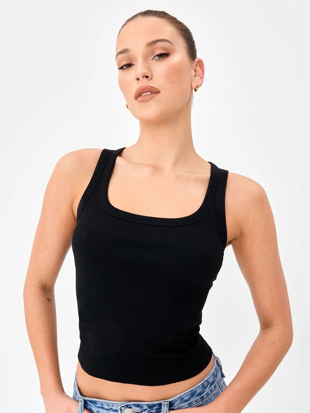 

LULU & SKY Tank Sleeveless Top, Black