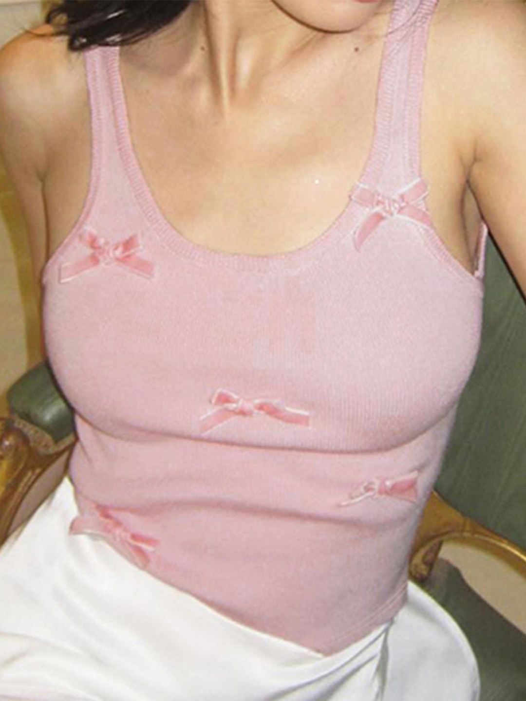 

LULU & SKY Tank Sleeveless Top, Pink