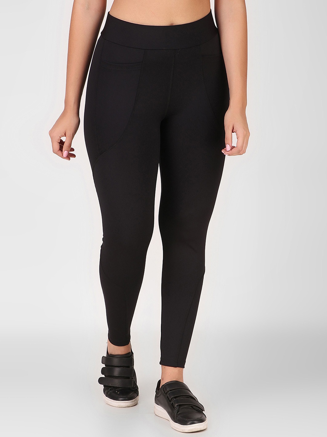 

Keepfit Women Slim-Fit Ankle-Length Tights, Black