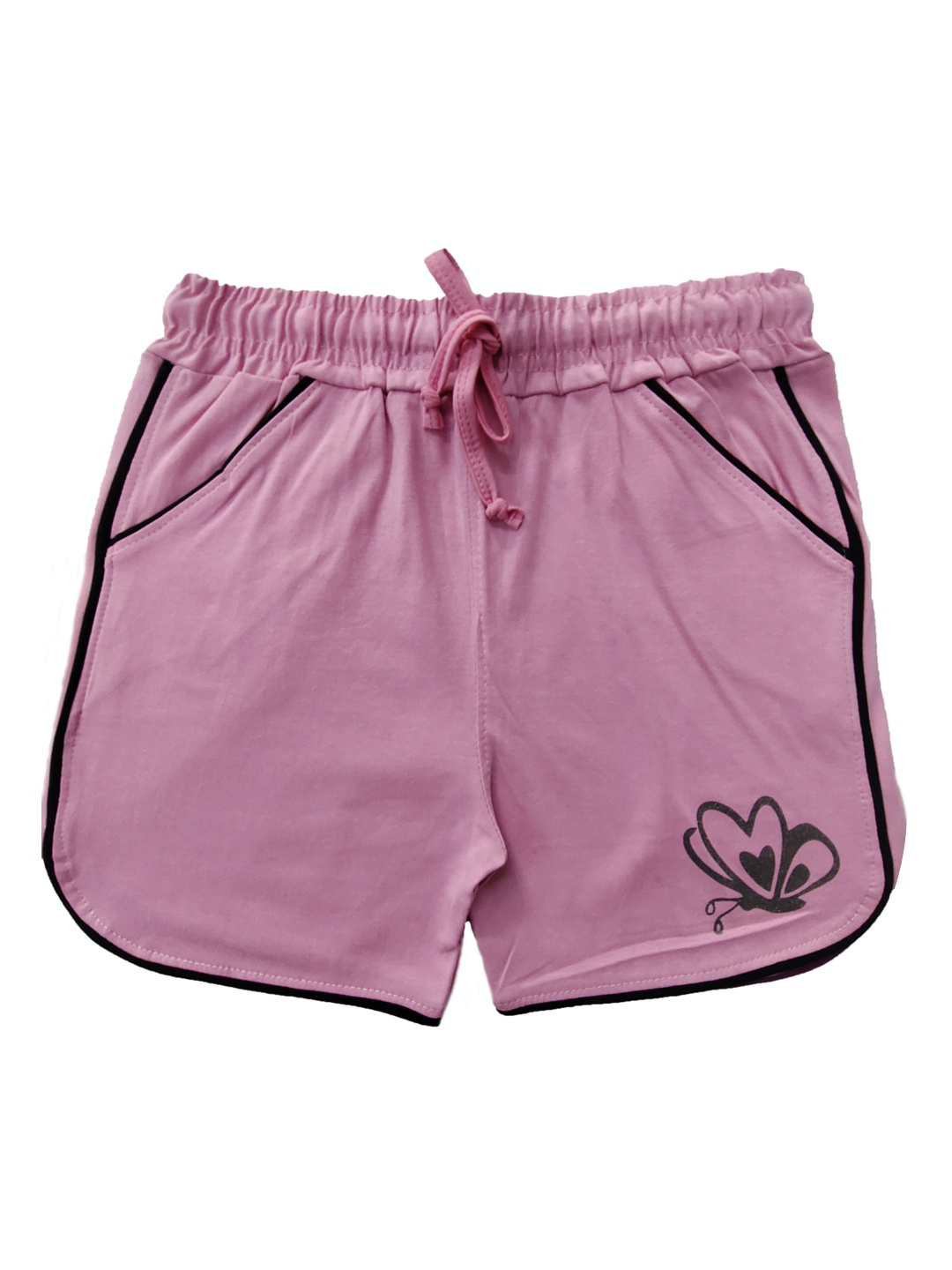 

BAESD Girls Mid-Rise Cotton Outdoor Shorts, Pink