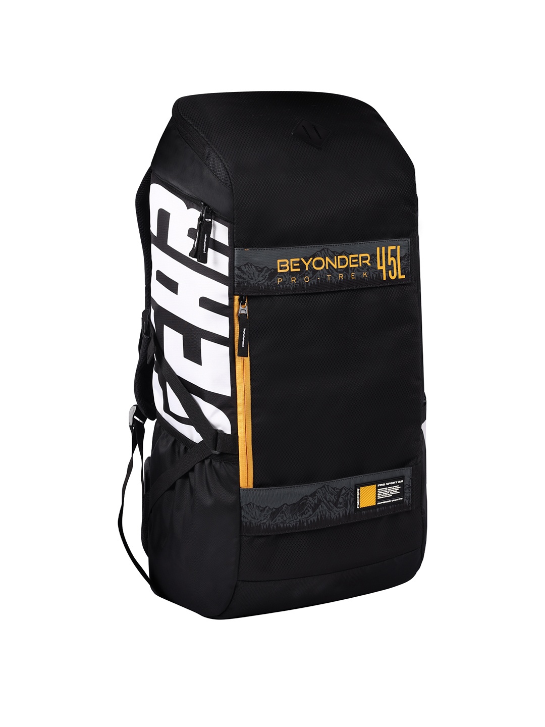 

Gear Brand Logo Printed Rucksack, Black