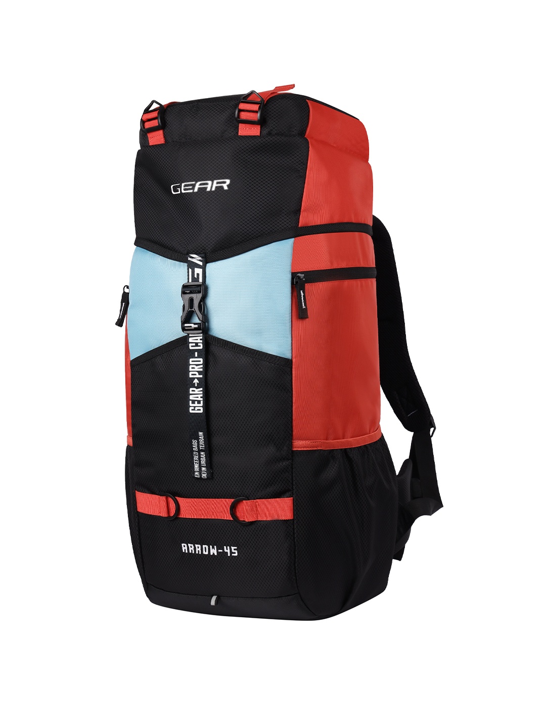 

Gear Colour-Blocked Large Rucksacks, Blue