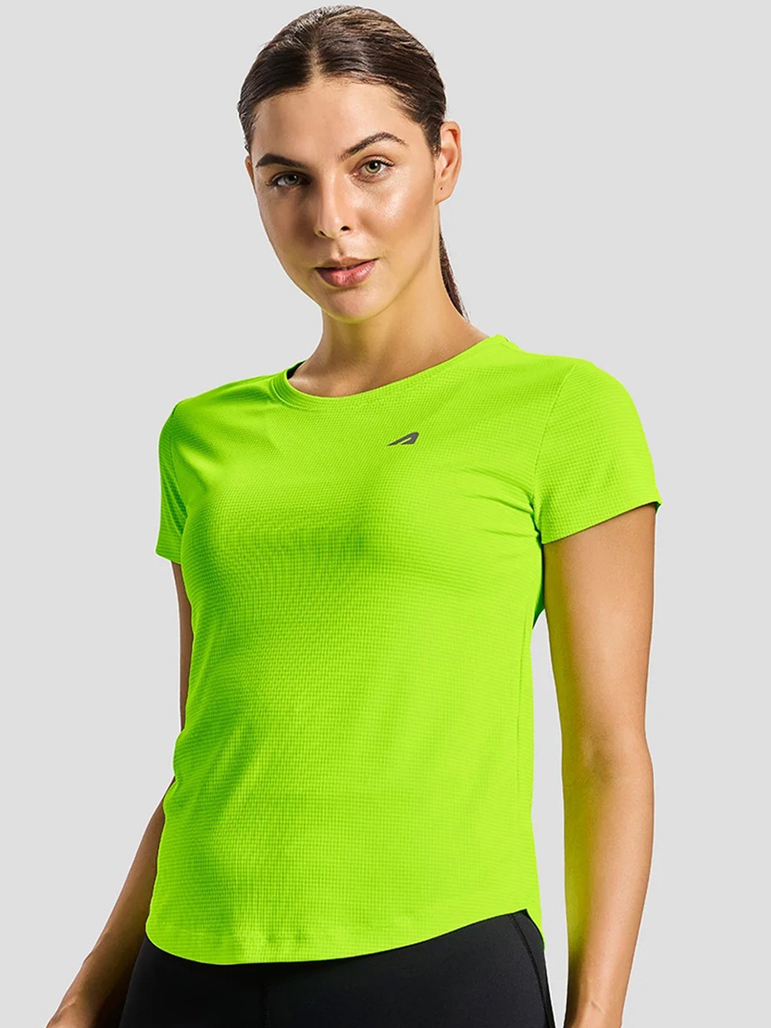

BOLDFIT Rapid Dry Gym T-shirt, Fluorescent green