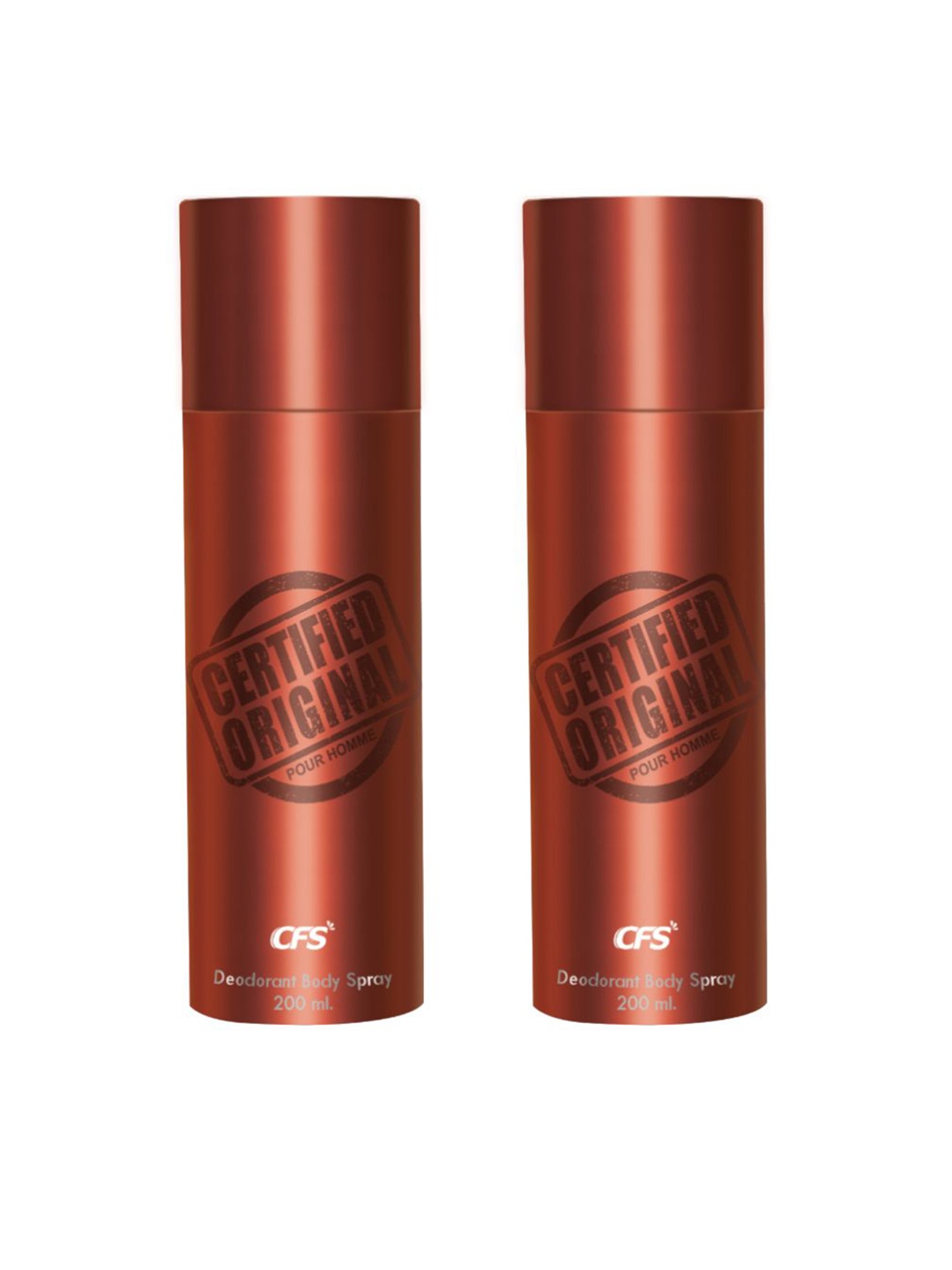 

CFS IFRA Certified Set Of 2 Deodorant-200ml, Brown