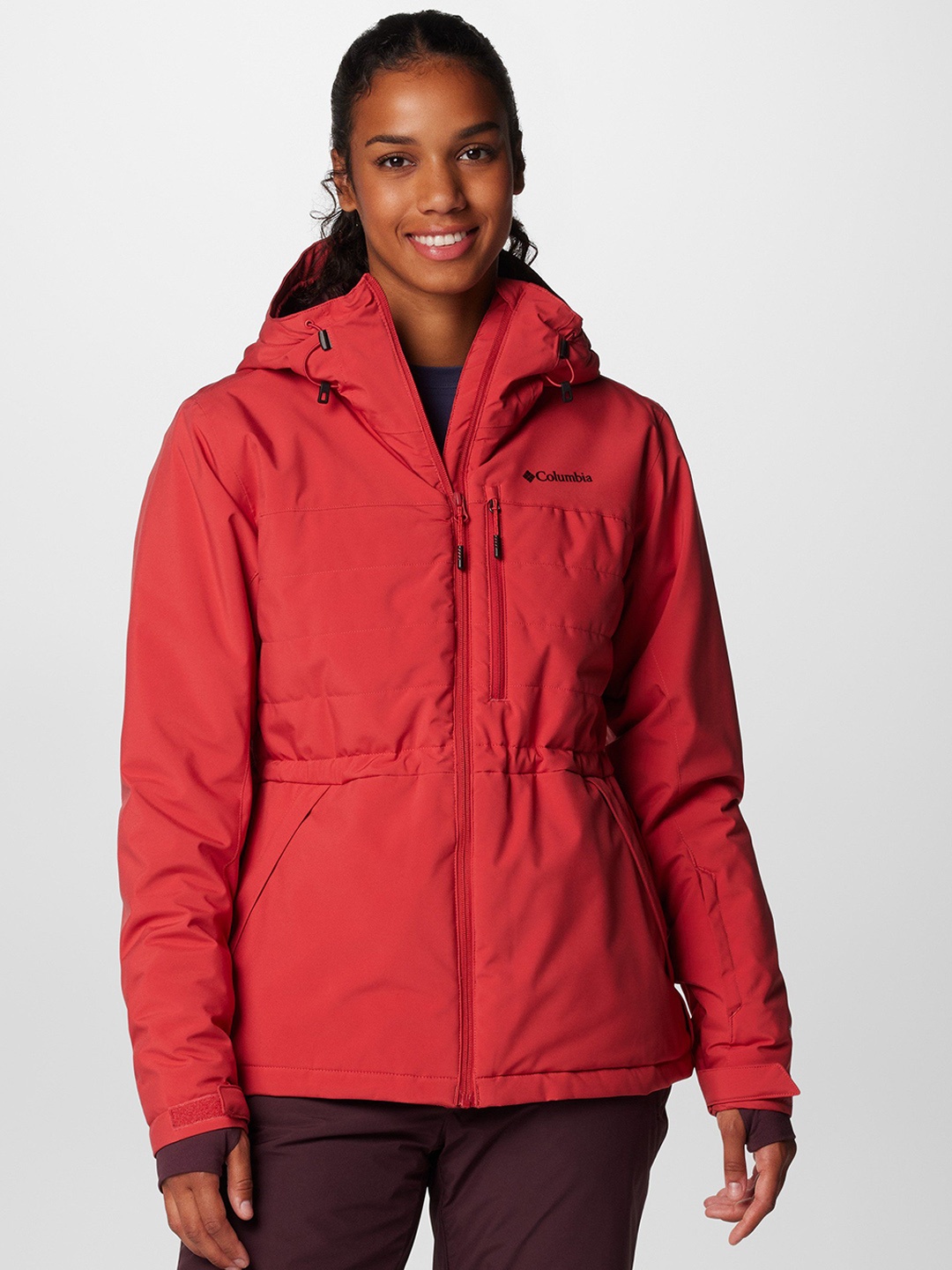 

Columbia Hooded Sporty Jacket, Red