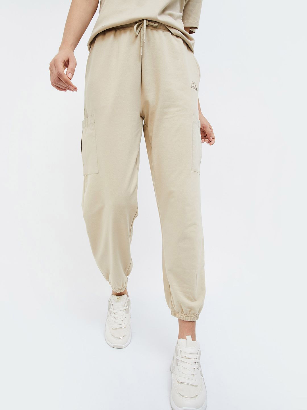 

Kappa Women Cotton Joggers, Beige