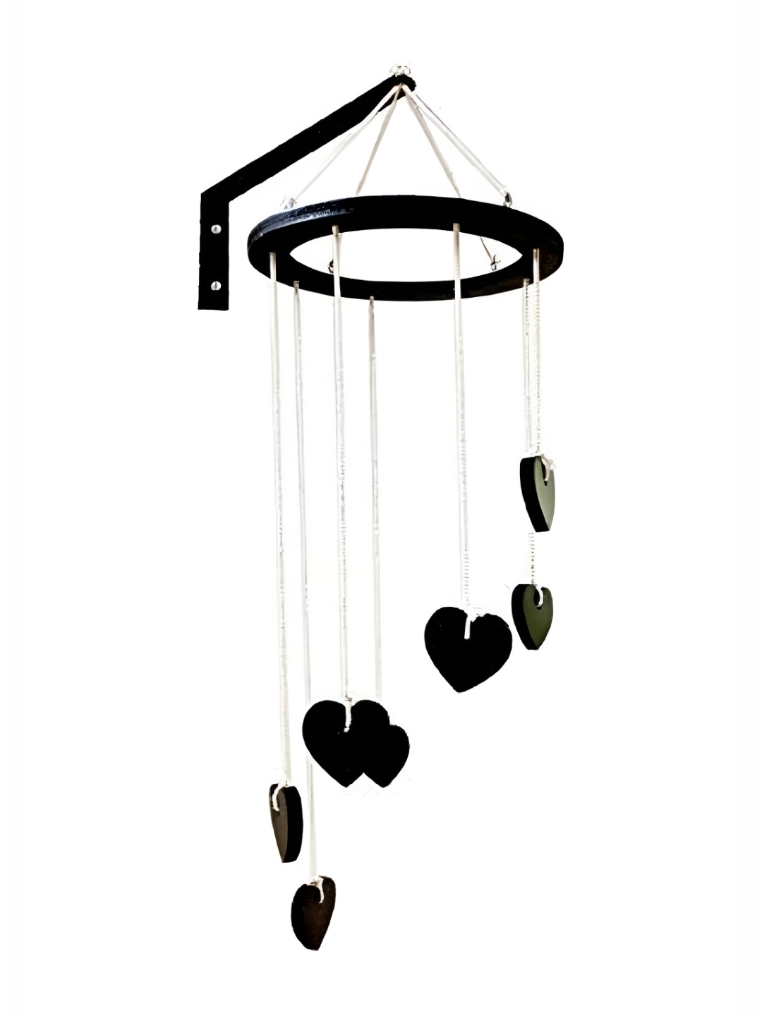 

VAH Kya Bat Hai !! Black & White Wooden Hanging Photo Clips LED Light