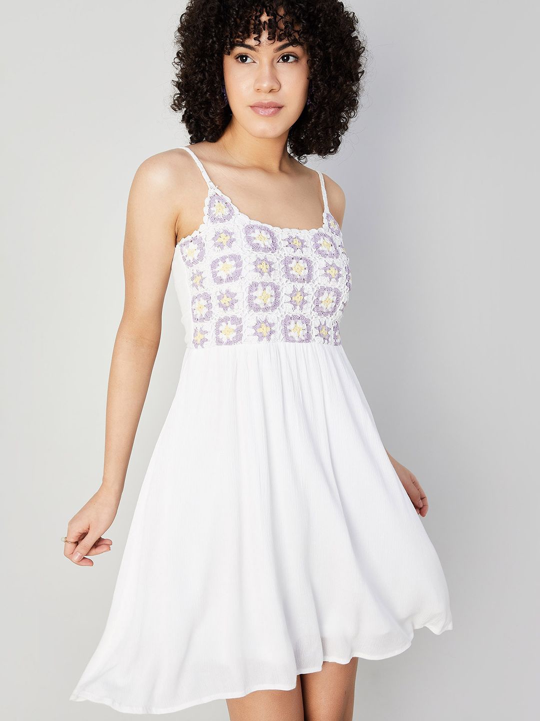 

Ginger by Lifestyle Embroidered Fit & Flare Dress, Multi