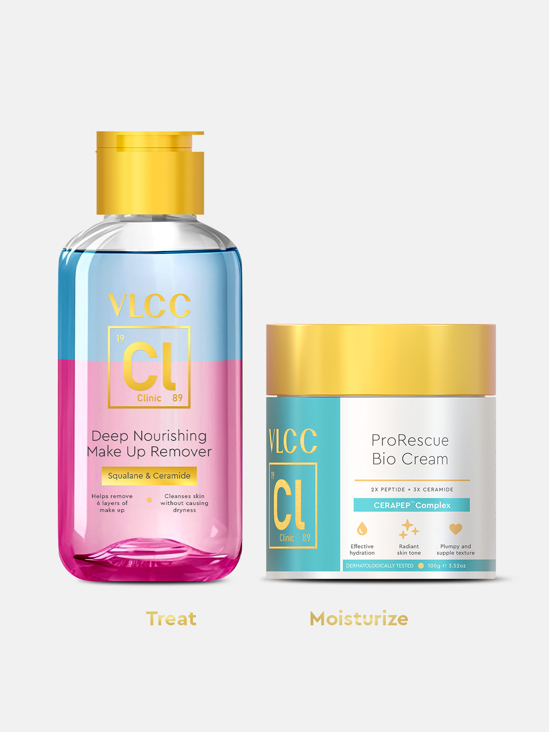

VLCC Clinic Deep Nourishing Makeup Remover Kit, Turquoise blue