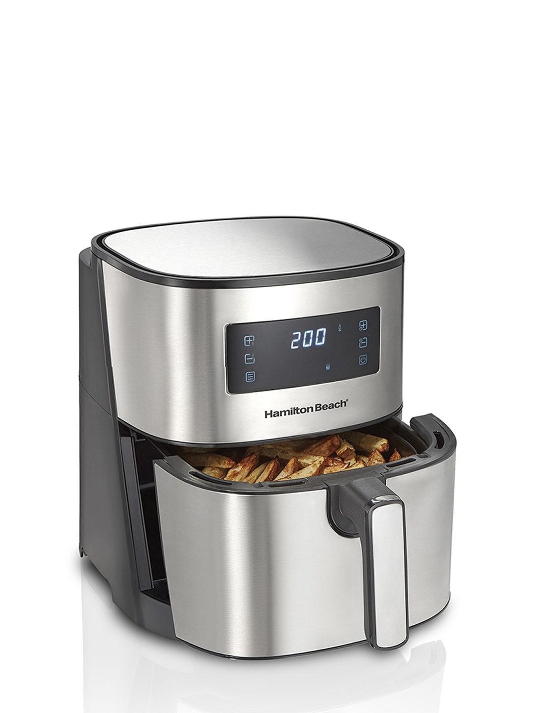

Hamilton Beach Silver toned Beach1700W Stainless Steel Air Fryer
