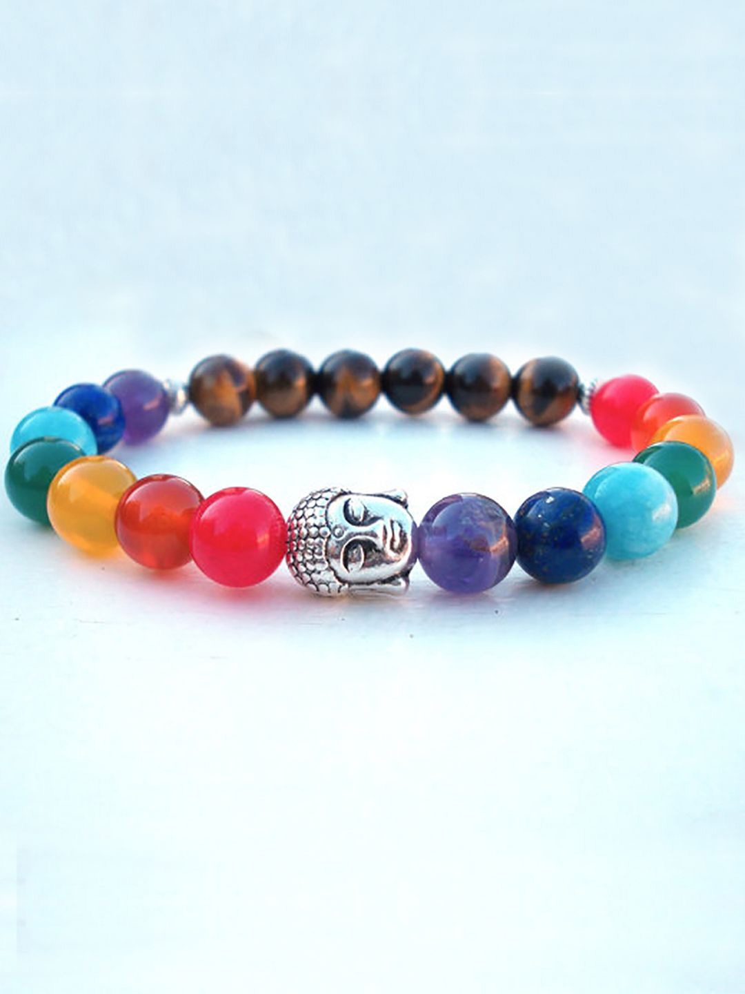 

Young & Forever Unisex Tigers Eye Charm Bracelet, Brown