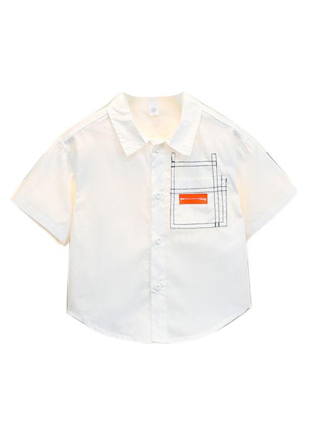 

StyleCast x Revolte Boys Solid Spread Collar Casual Shirt, White