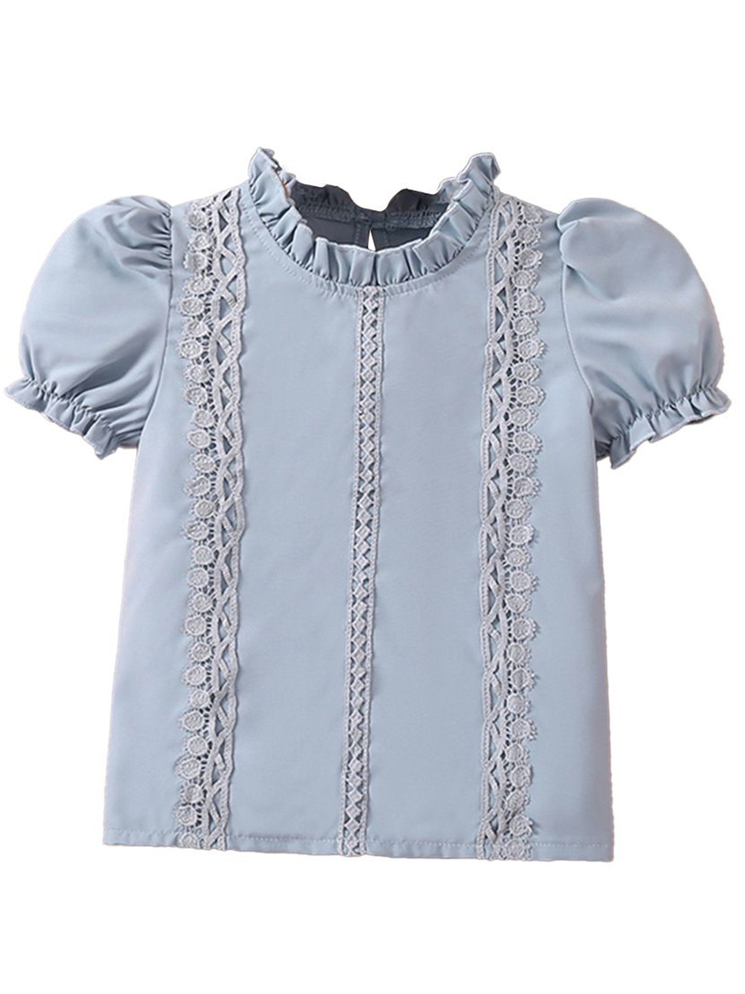 

StyleCast x Revolte Solid Girls Opaque Casual Shirt, Blue