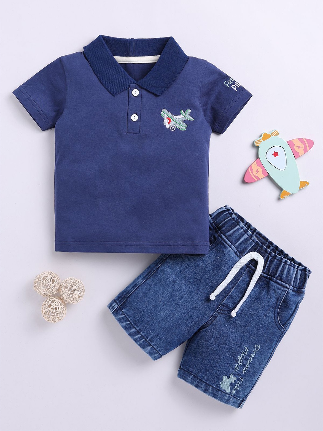 

SmartRAHO Boys T-shirt with Shorts, Blue