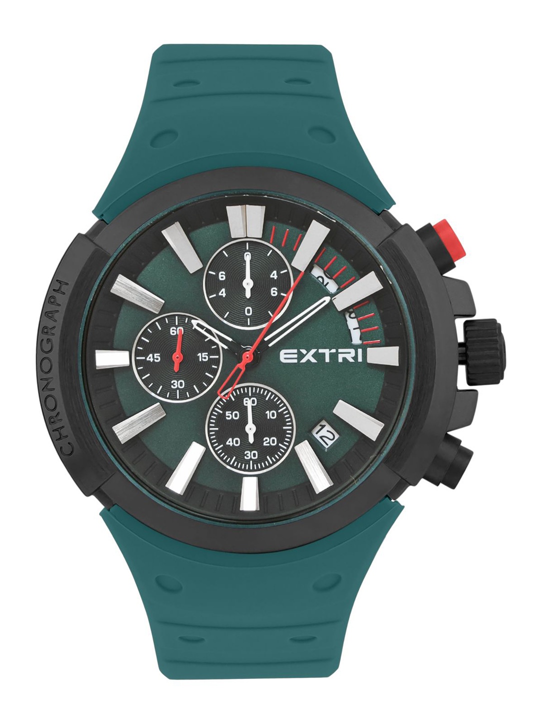 

EXTRI Men Dial & Stainless Steel Straps Analogue Watch X6058-E, Green