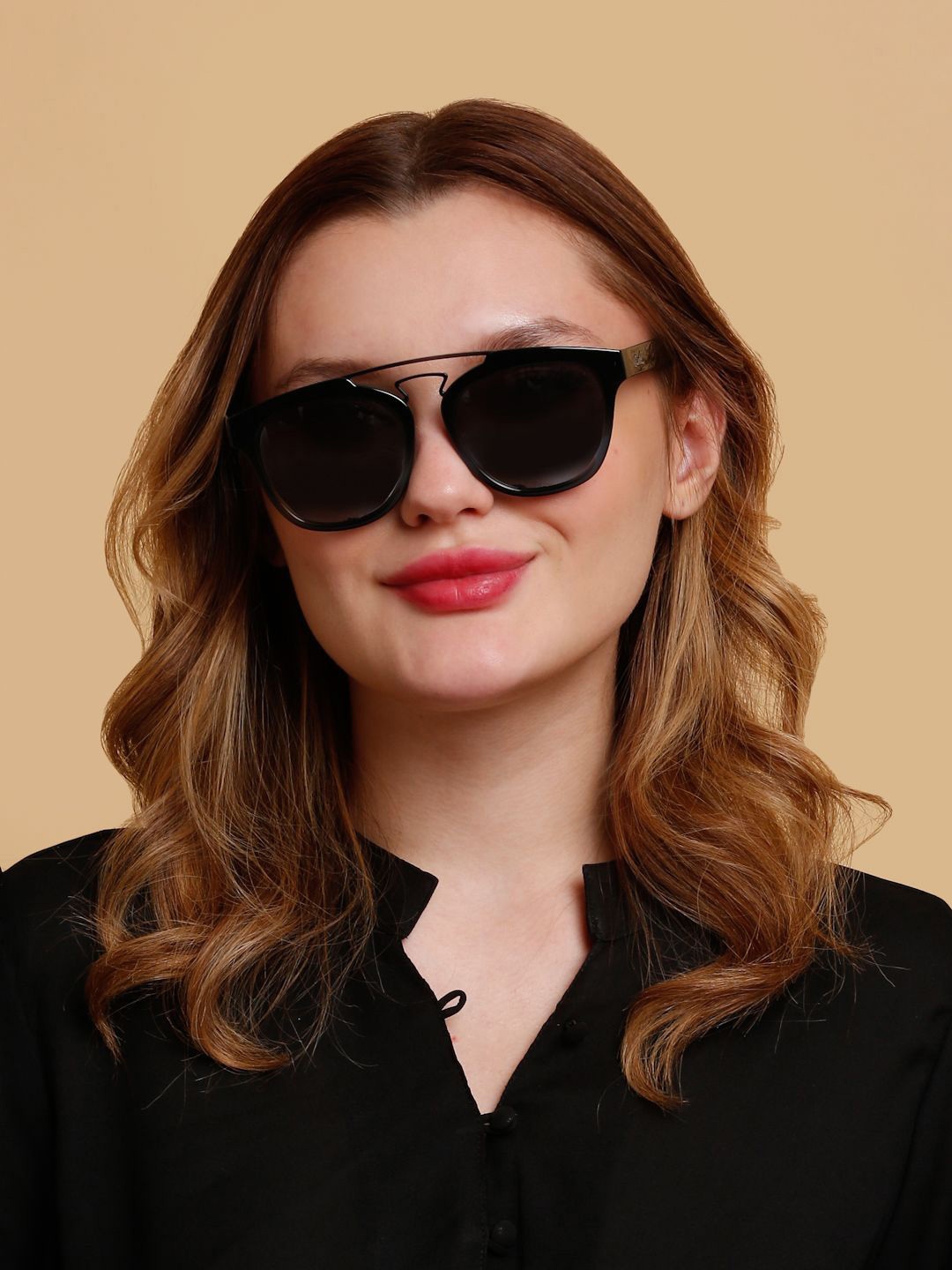 

SUNNIES Women Rectangle Sunglasses with Polarised Lens SNS-11681-C281, Grey