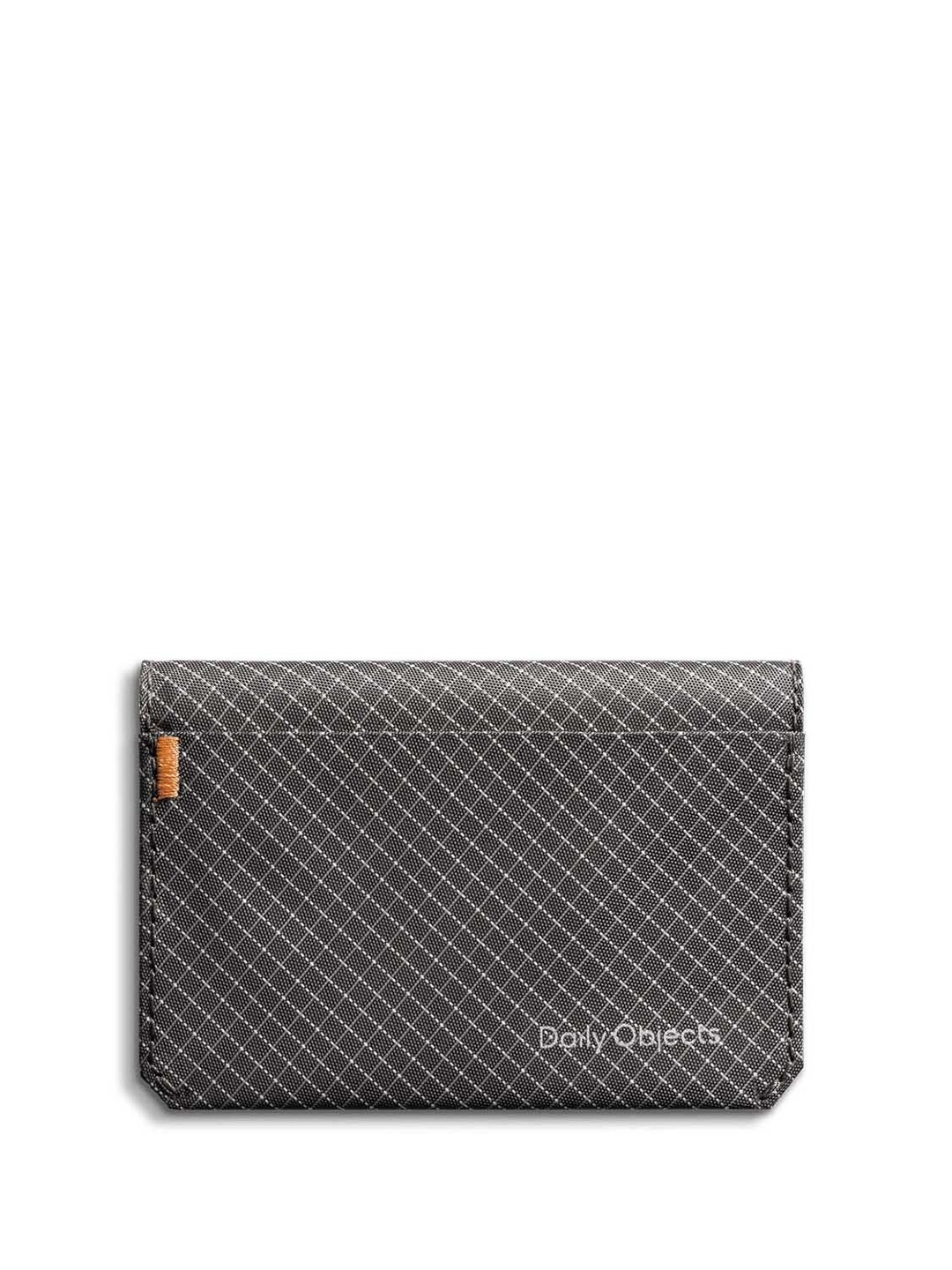 

DailyObjects Unisex Checked Card Holder, Charcoal