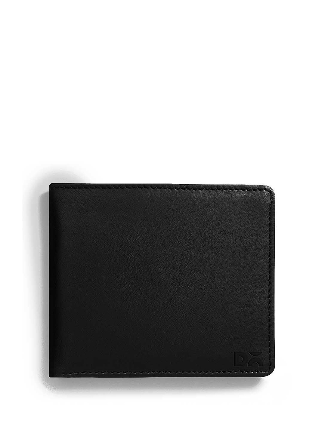 

DailyObjects Unisex Leather Two Fold Wallet, Black