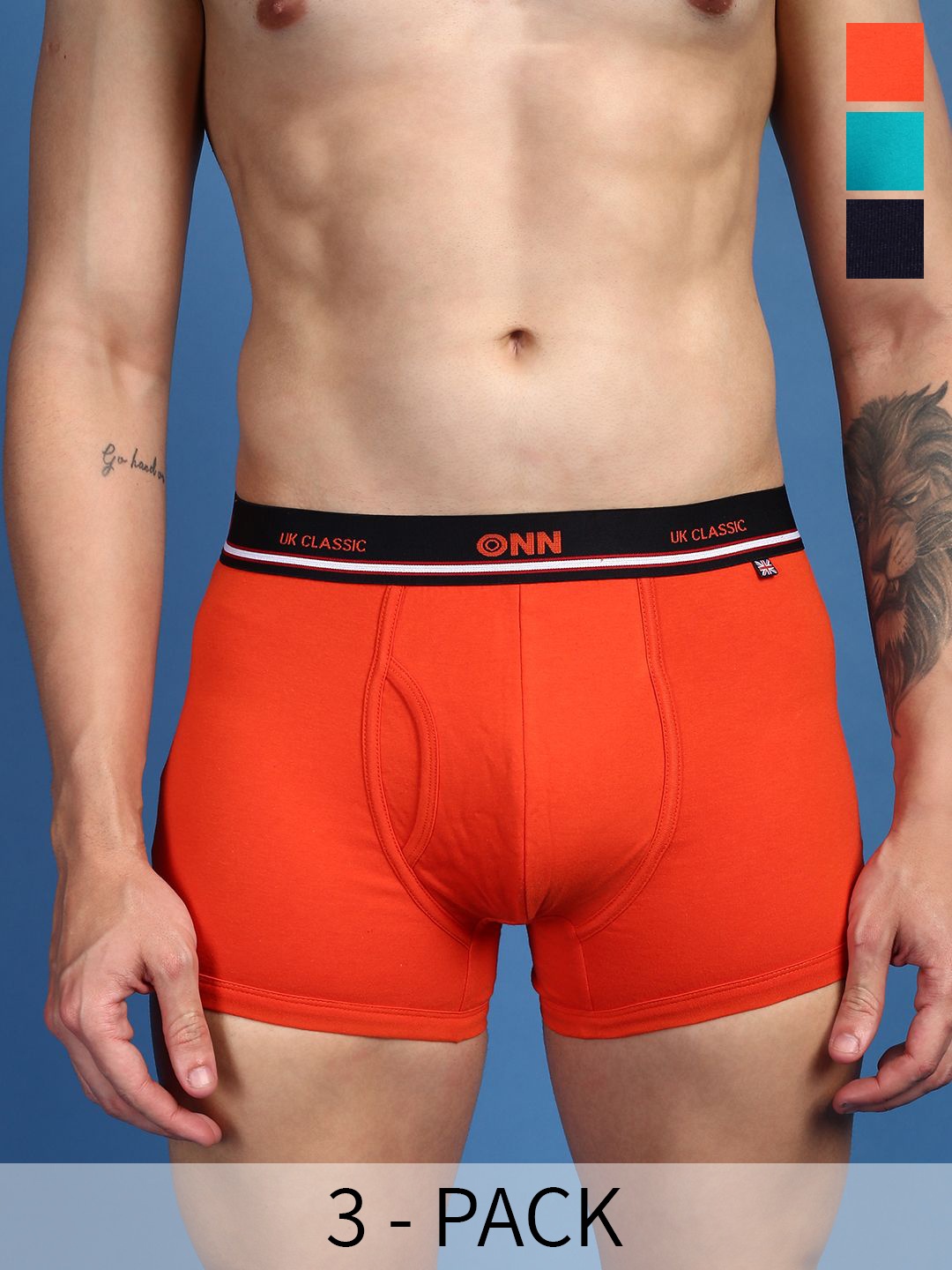 

ONN Pack Of 3 Assorted Trunks ONN_UK_44_AST2_3PC