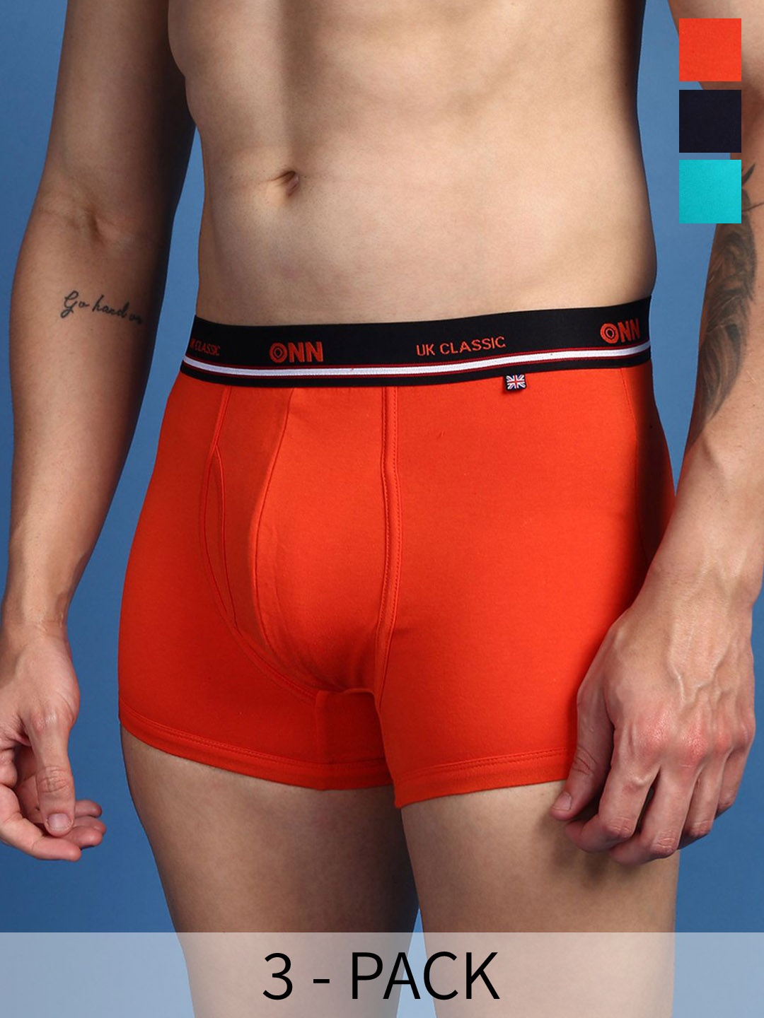 

ONN Pack Of 3 Assorted Trunks ONN_UK_44_AST2_3PC