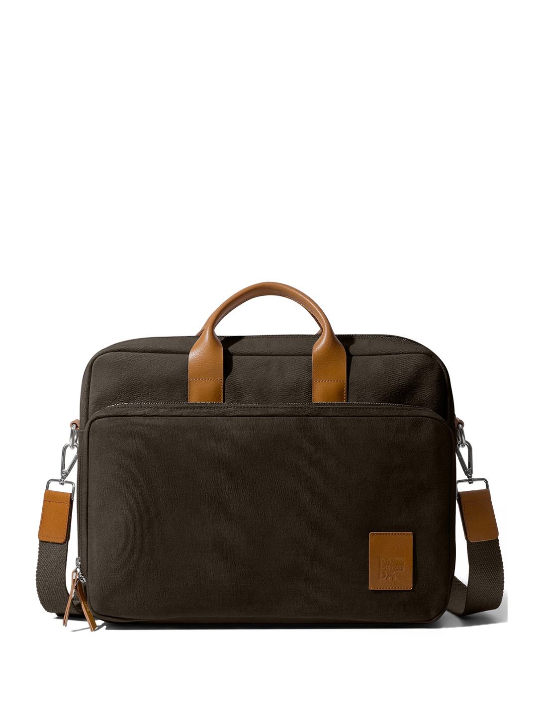 

DailyObjects Structured Handheld Bag with Cut Work, Brown