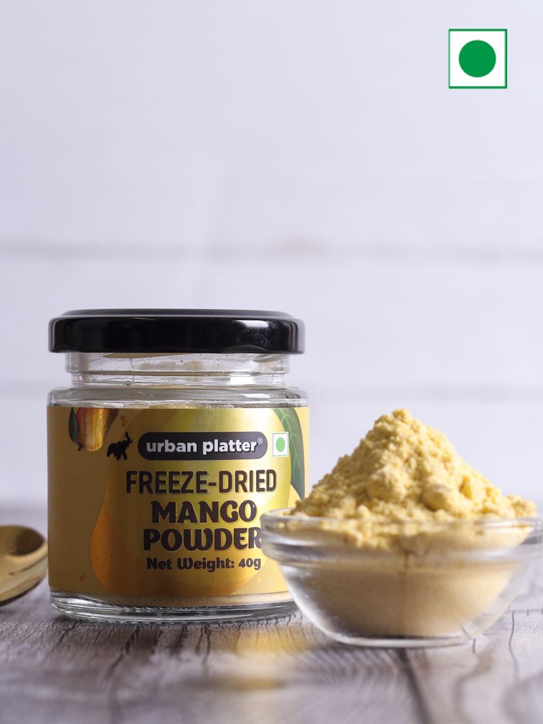 

URBAN PLATTER Freeze-Dried Mango Powder- 40g, Yellow