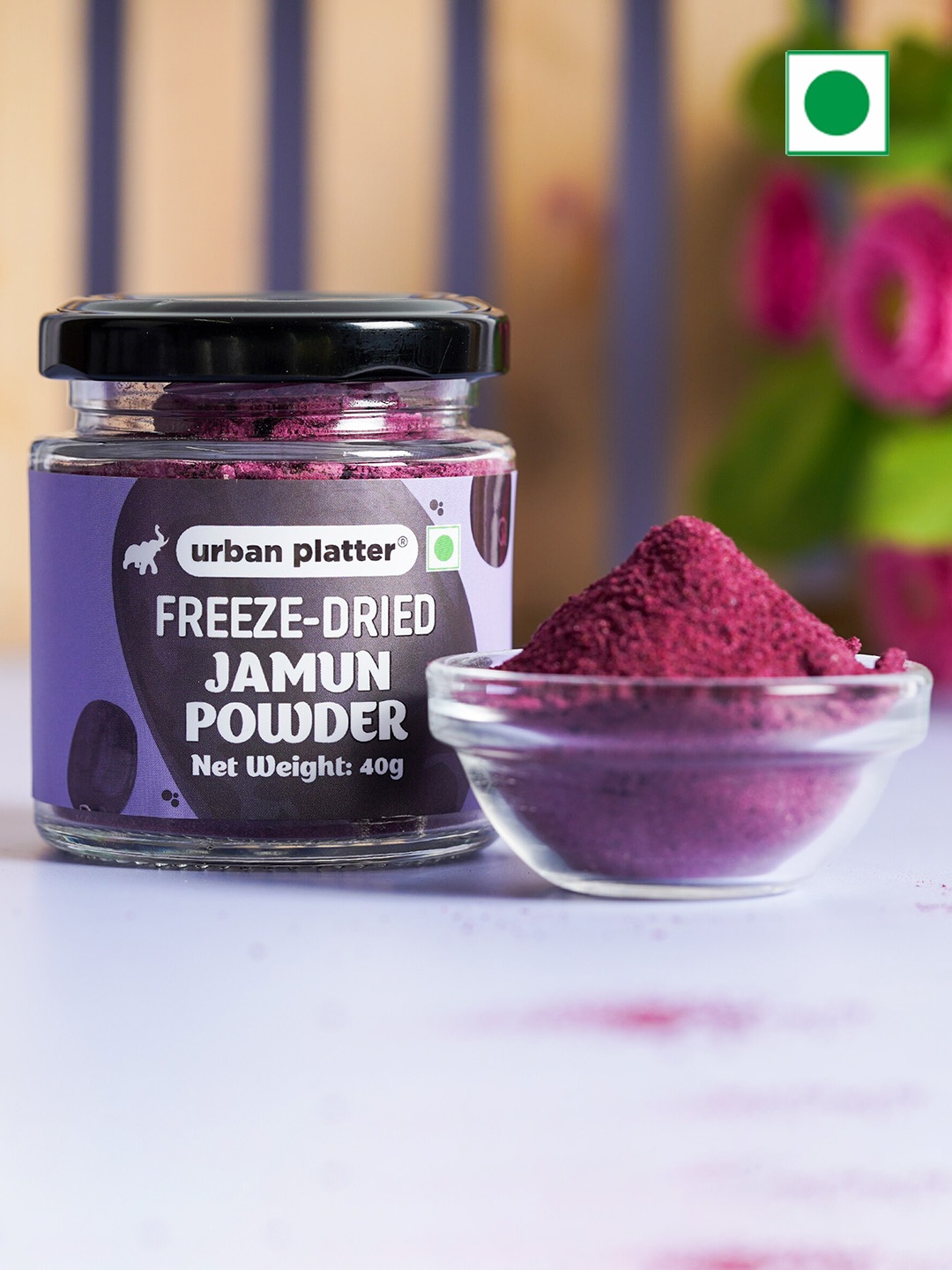 

URBAN PLATTER Freeze-Dried Jamun Powder- 40g, Purple