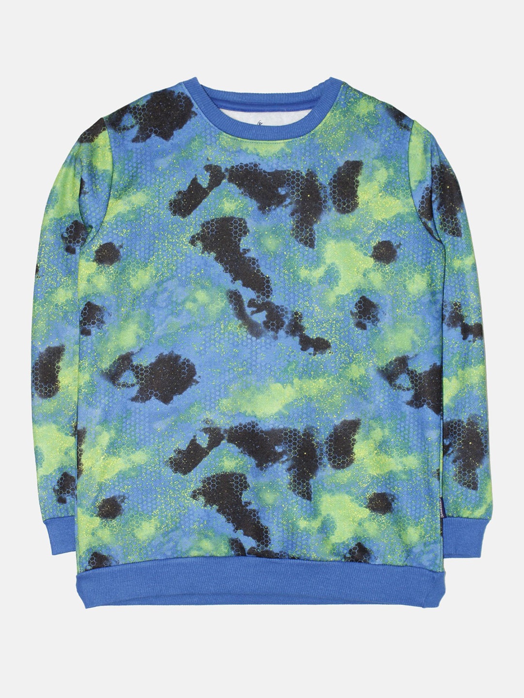 

KiddoPanti Boys Printed Sweatshirt, Blue