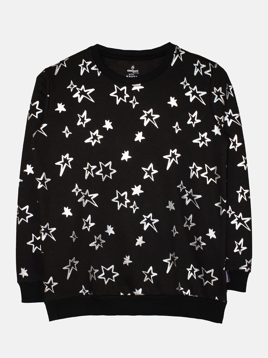 

KiddoPanti Boys Printed Sweatshirt, Black