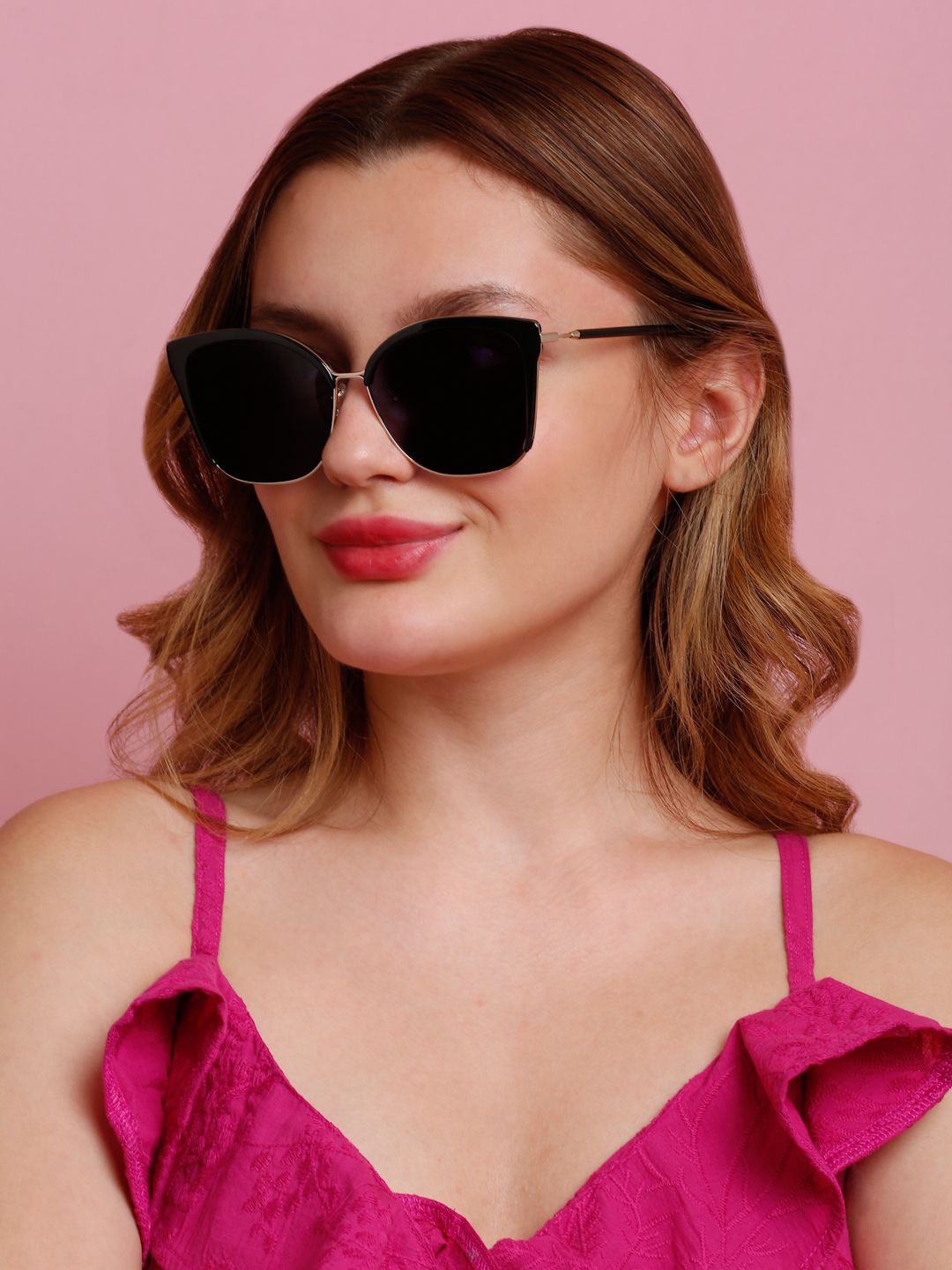 

SUNNIES Women Cateye Sunglasses with Polarised Lens-SNS-11730-C025, Purple