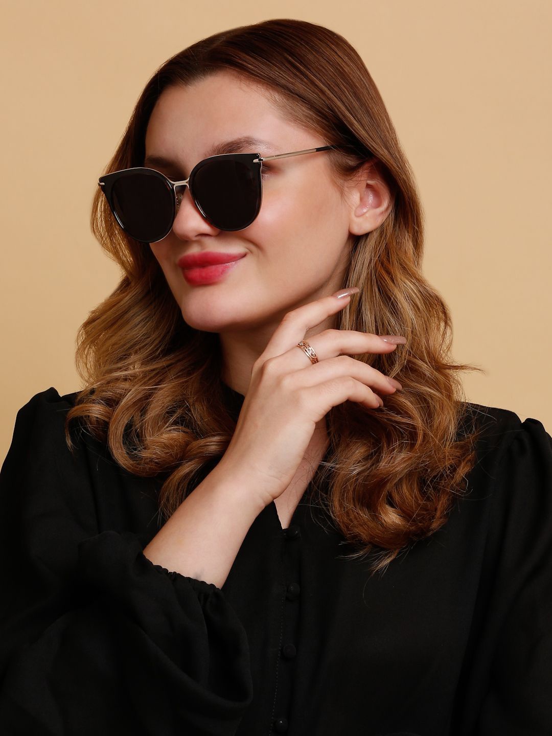 

SUNNIES Women Cateye Sunglasses With Polarised Lens-SNS-11712-C041, Pink