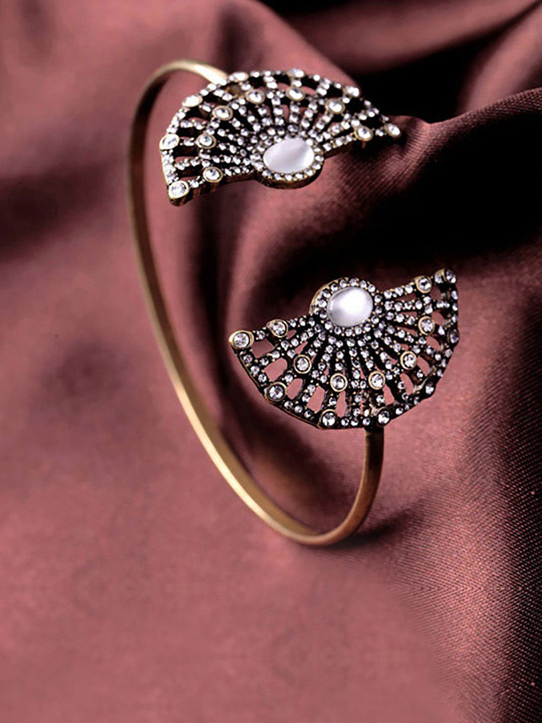 

Young & Forever Cubic Zirconia Cuff Bracelet, Gold