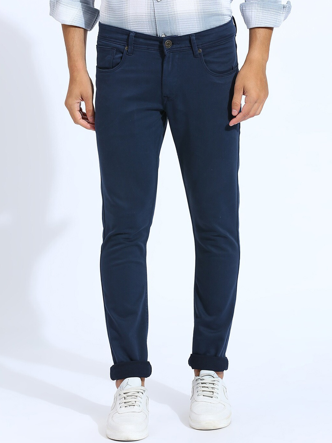 

Klub Fox Men Skinny Fit Jeans, Navy blue