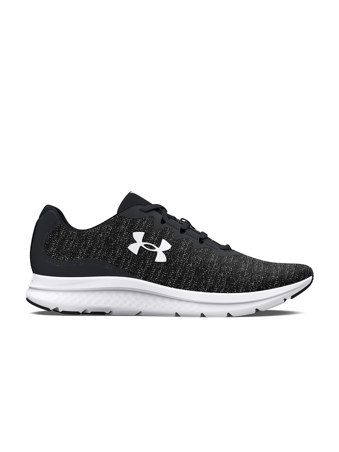 

UNDER ARMOUR Men Woven Design Charged Impulse 3 Knit Running Shoes, Black