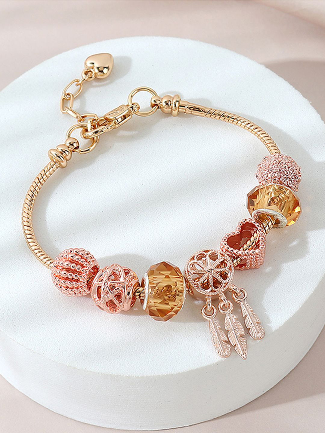 

Young & Forever Rose Gold-Plated Charm Bracelet