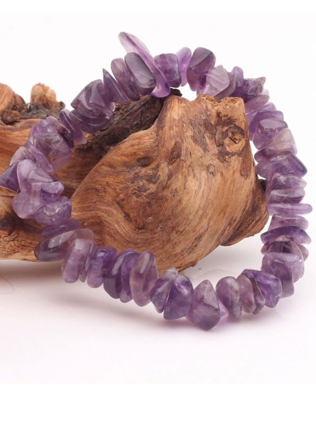 

Young & Forever Crystals Elasticated Bracelet, Purple