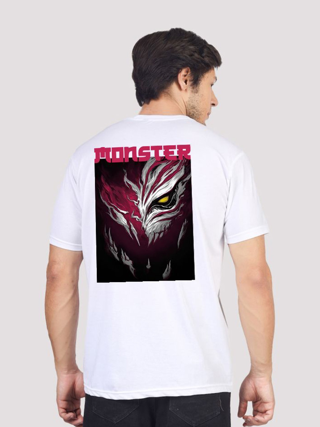 

Greylongg Men Graphic Printed Round Neck T-shirt, White